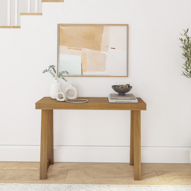 Wade Logan® Bahez Solid Wood Console Table & Reviews | Wayfair